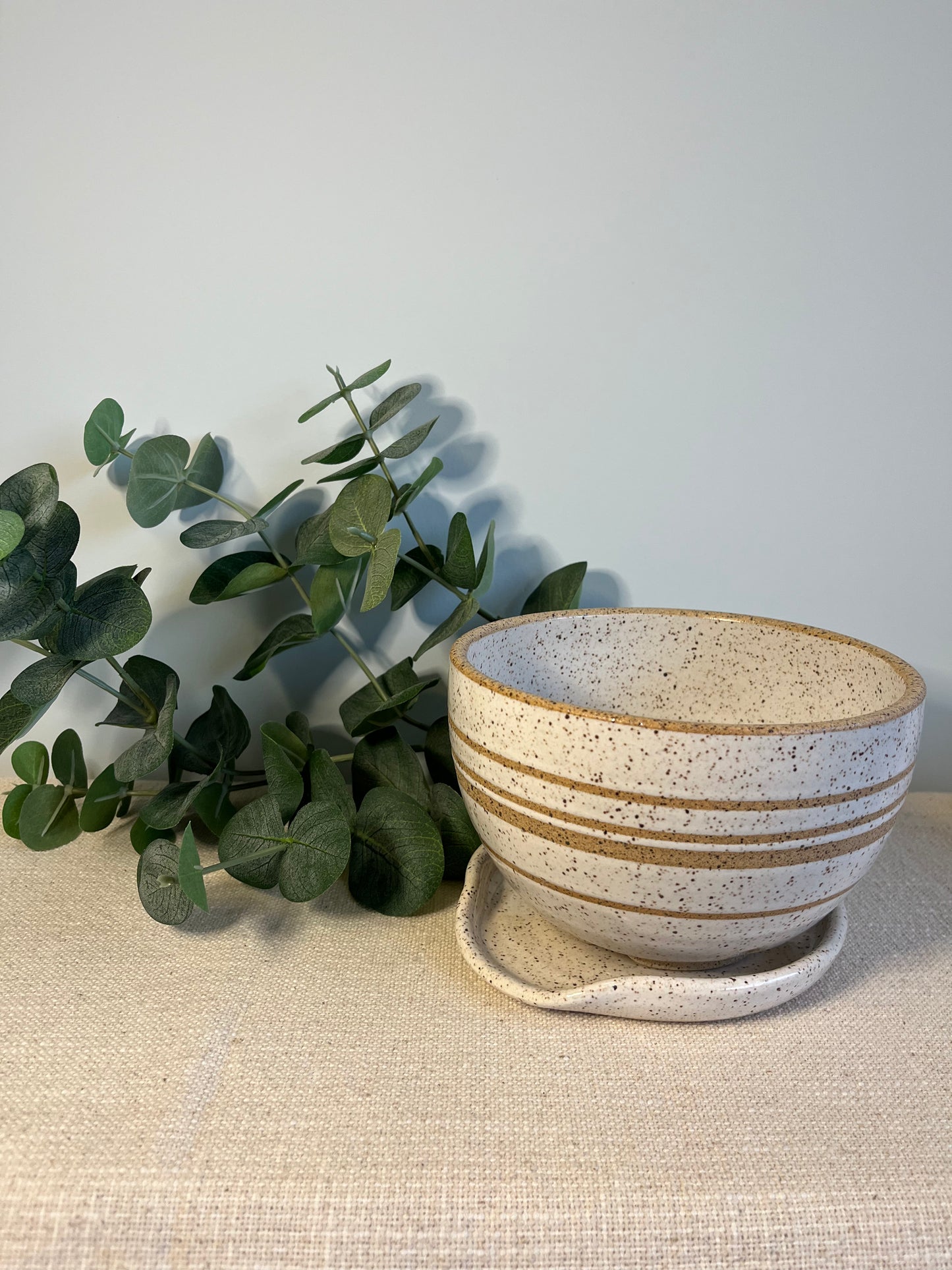 Speckled White Spoon Rest