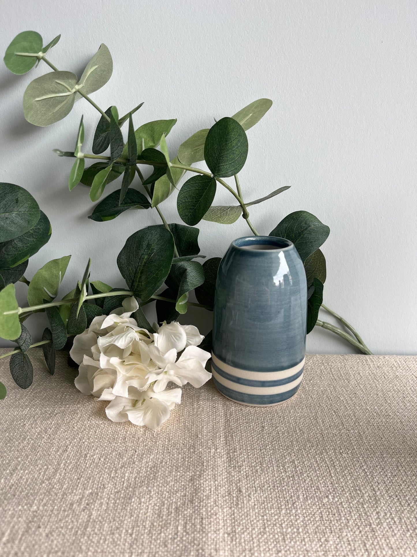Buoy Stripe Vases - Blue
