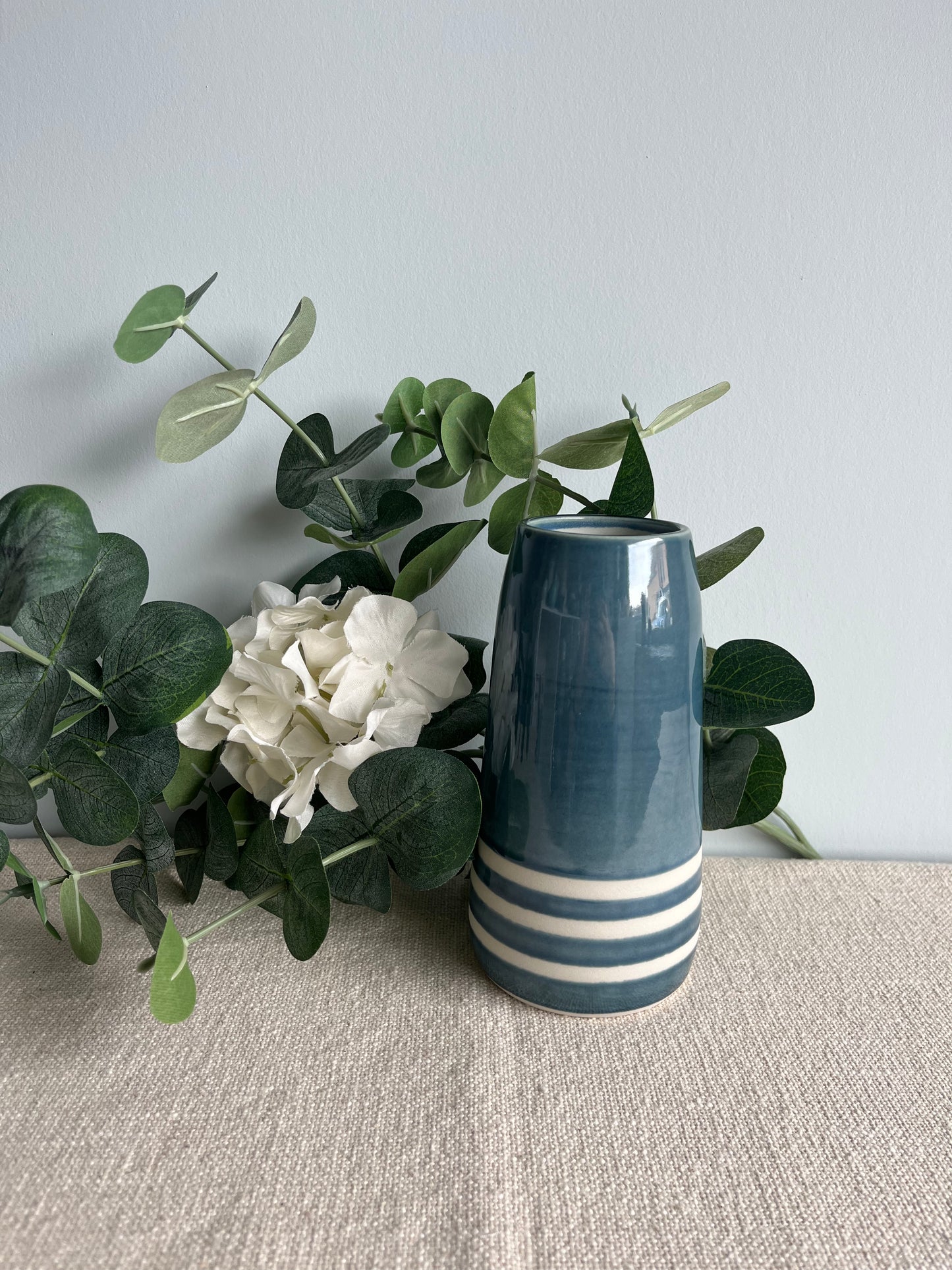 Buoy Stripe Vases - Blue